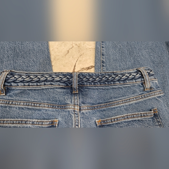 Habitual Jeans 4/27 With Braided Details On Waist -Wide Leg Ankle . - Picture 7 of 9